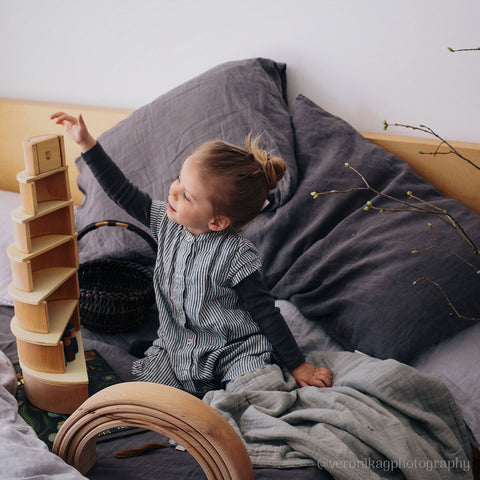 Grimms large rainbow natural - www.toybox.ae