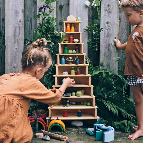 Grimm's Natural Semi Circles - www.toybox.ae