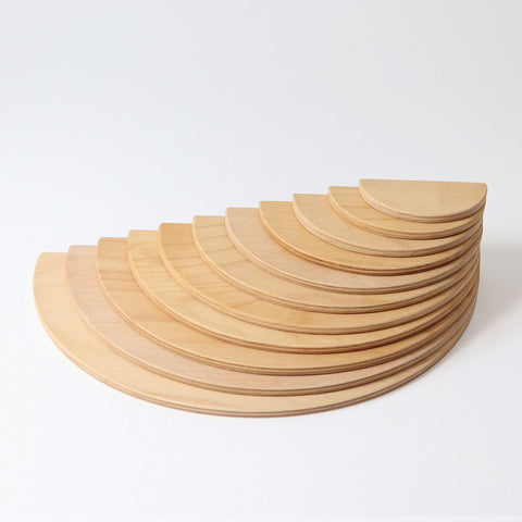 Grimm's Natural Semi Circles - www.toybox.ae