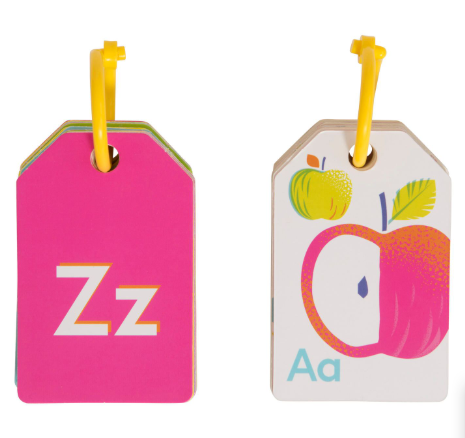 Alphabet Flash Cards - Neon - www.toybox.ae