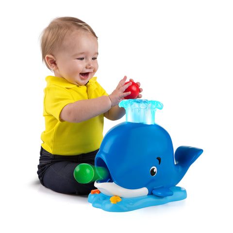 Bright Starts - Silly Spout Whale Ball Popper Baby Activity Toy