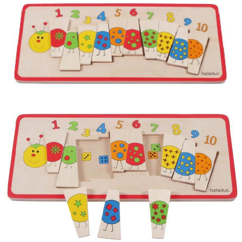 MATCHING PUZZLE “CATERPILLAR” - toybox.ae