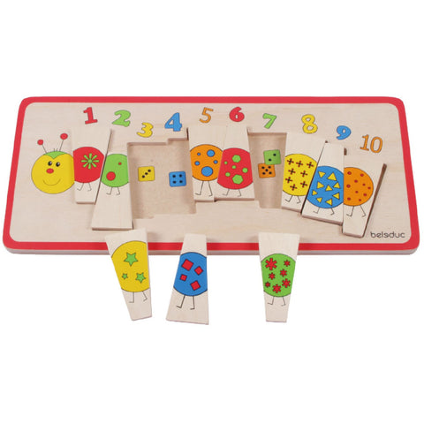 MATCHING PUZZLE “CATERPILLAR” - toybox.ae