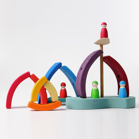 Grimms Boat Stacking Tower - www.toybox.ae
