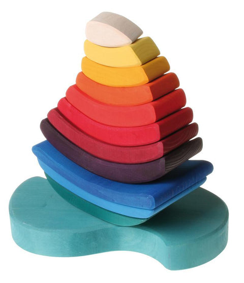 Grimms Boat Stacking Tower - www.toybox.ae