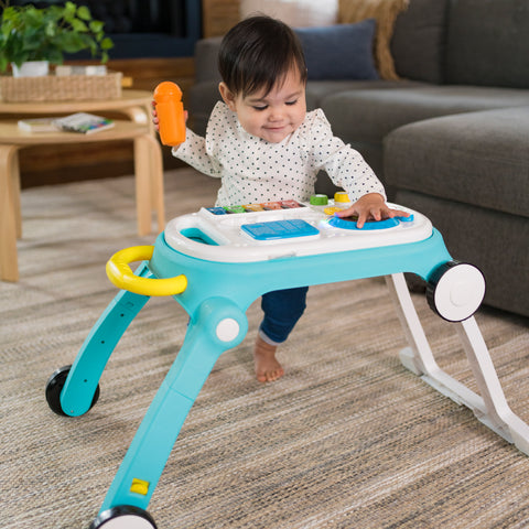 Baby Einstein - Musical Mix N Roll 4-in-1 Baby Walker and Activity Table