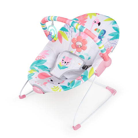 Bright Starts Flamingo Vibes(Tm) Vibrating Bouncer