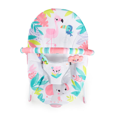 Bright Starts Flamingo Vibes(Tm) Vibrating Bouncer