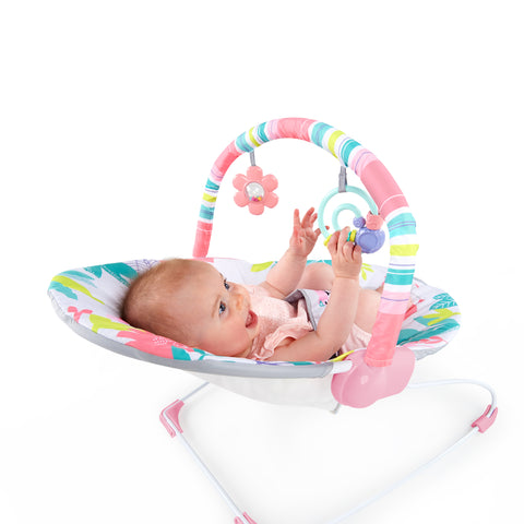 Bright Starts Flamingo Vibes(Tm) Vibrating Bouncer