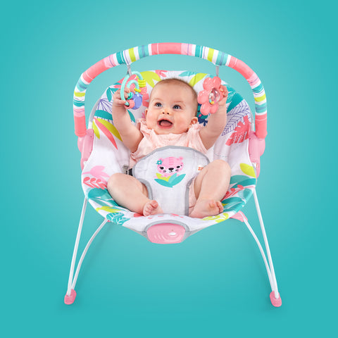 Bright Starts Flamingo Vibes(Tm) Vibrating Bouncer