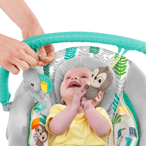 Bright Starts Jungle Vines(Tm) Cradling Bouncer