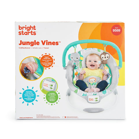 Bright Starts Jungle Vines(Tm) Cradling Bouncer