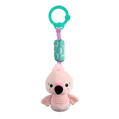 Bright Starts Chime Along Friends Take Along Toy - Flamingo