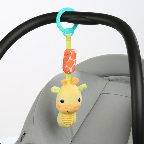 Bright Starts - Chime Along Friends On-the-Go Take-Along Toy, Giraffe