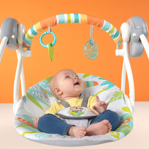 Bright Starts Rainforest Vibes Portable Swing