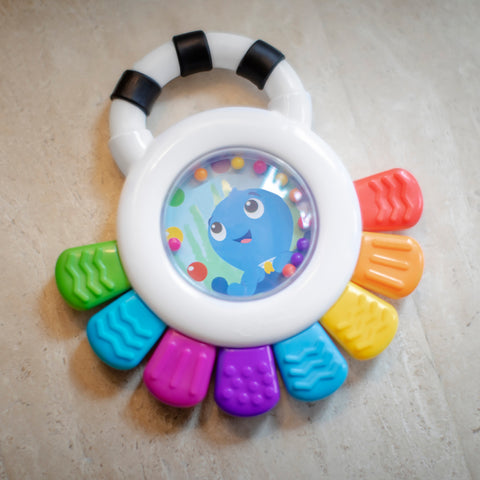 Baby Einstein - Outstanding Opus the Octopus Rattle & Teether Sensory Toy