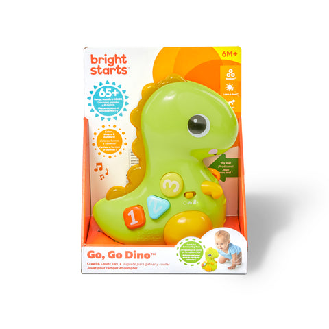 Bright Starts - Go & Glow Dino - Green