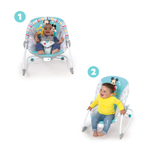 Bright Starts Mickey Mouse Original Bestiet Infant To Toddler Rocker