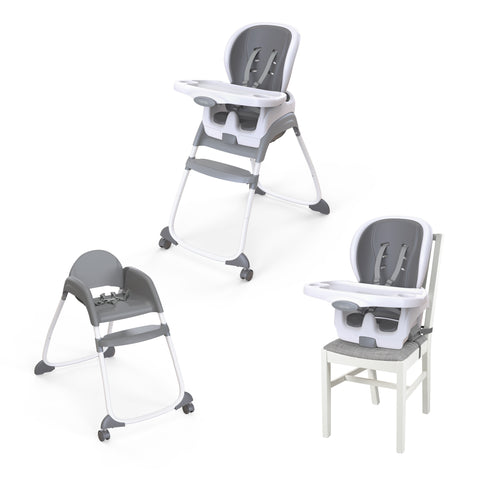 Ingenuity  Smartclean Trio High Chair Classic 2-Wheel - Slate