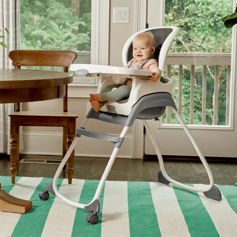 Ingenuity  Smartclean Trio High Chair Classic 2-Wheel - Slate