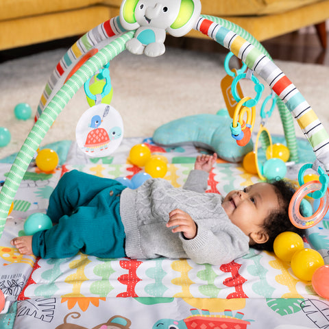 Bright Starts - Neutral 5-In-1 Ball Pit Gym Refresh