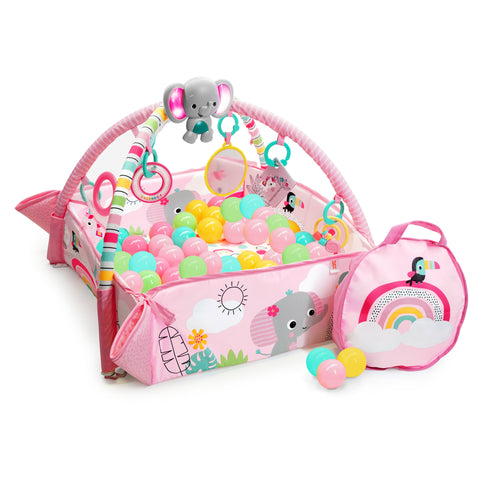 Bright Starts 5-In-1 Your Way Ball Play Activity Gym & Ball Pit  Rainbow