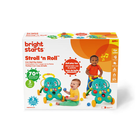 Bright Starts - Stroll 'N Roll 2-In-1 Ball Play Walker