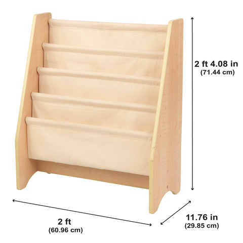 Kidkraft Sling Bookshelf Natural - www.toybox.ae