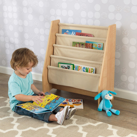 Kidkraft Sling Bookshelf Natural - www.toybox.ae
