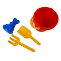 Beach Bucket & Spade Set - Rabbit (Blue & Yellow) - www.toybox.ae