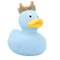 Lilalu-Bath Toy-XXL Duck with Crown, 25 cm - Blue - www.toybox.ae
