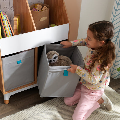 Mid-Century Kid™ Bin Storage Unit - www.toybox.ae