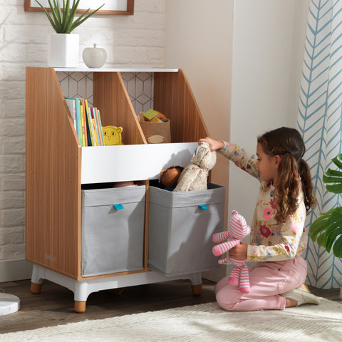 Mid-Century Kid™ Bin Storage Unit - www.toybox.ae
