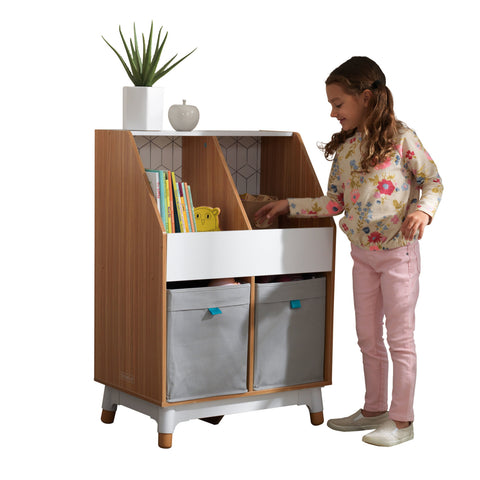 Mid-Century Kid™ Bin Storage Unit - www.toybox.ae