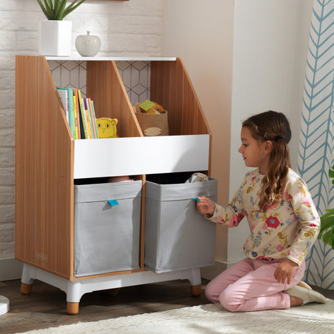 Mid-Century Kid™ Bin Storage Unit - www.toybox.ae