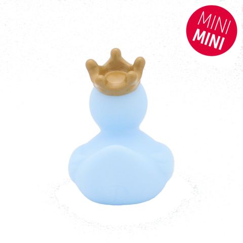Mini Blue Rubber Duck with Crown - www.toybox.ae