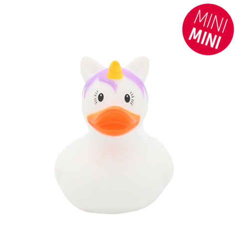Mini White Unicorn Duck -design by LILALU - www.toybox.ae