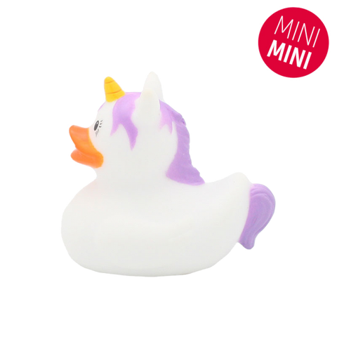 Mini White Unicorn Duck -design by LILALU - www.toybox.ae