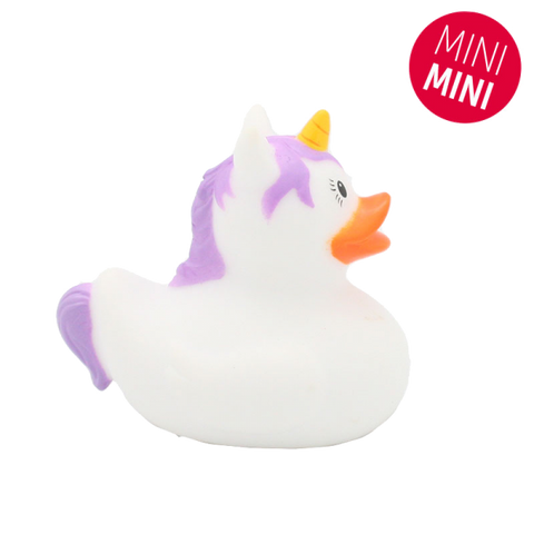 Mini White Unicorn Duck -design by LILALU - www.toybox.ae
