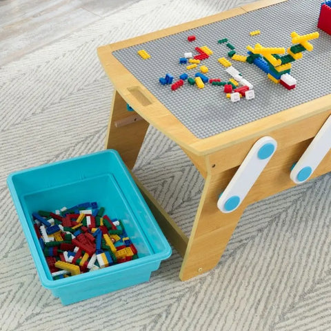 Kidkraft Building Bricks Play N Store Table - www.toybox.ae