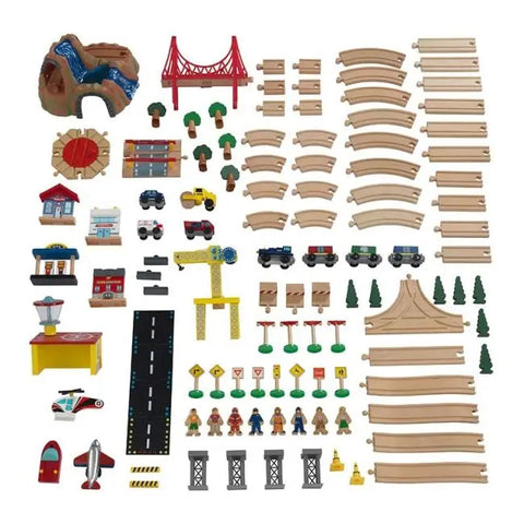 Kidkraft Adventure Town Railways Set & Table - www.toybox.ae