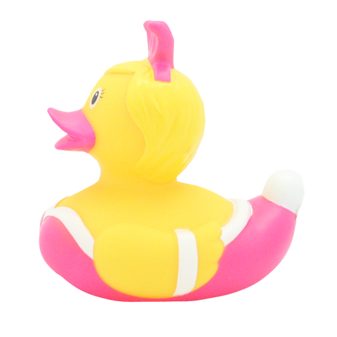 Lilalu-Bath Toy-Bunny Duck -Pink/Yellow - www.toybox.ae