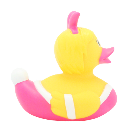 Lilalu-Bath Toy-Bunny Duck -Pink/Yellow - www.toybox.ae