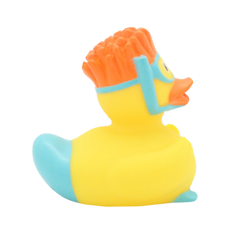 Lilalu-Bath Toy-Snorkeler Duck -Yellow - www.toybox.ae