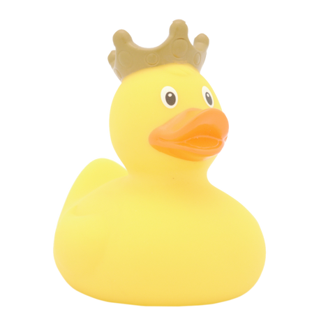 Yellow Duck with Crown - design by LILALU - www.toybox.ae