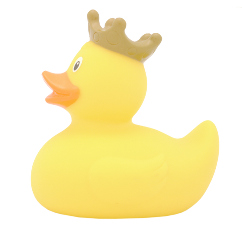 Yellow Duck with Crown - design by LILALU - www.toybox.ae