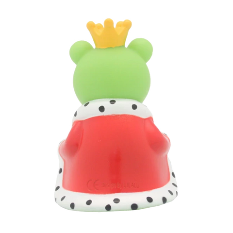 Lilalu-Bath Toy-Frog King with Cape - Green - www.toybox.ae