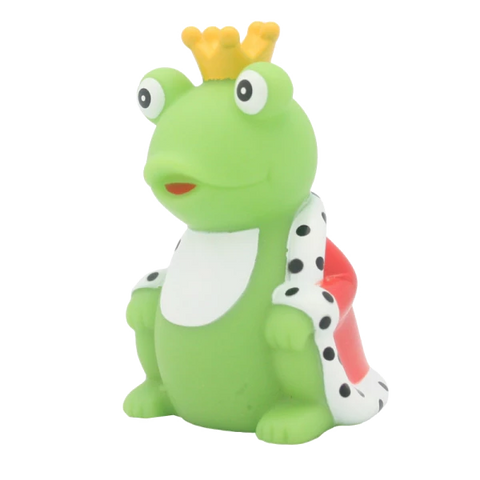 Lilalu-Bath Toy-Frog King with Cape - Green - www.toybox.ae