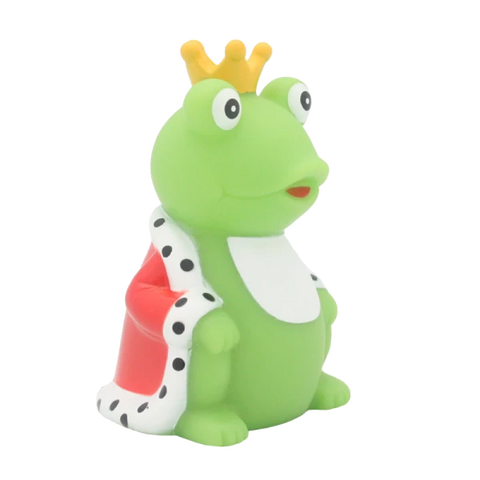 Lilalu-Bath Toy-Frog King with Cape - Green - www.toybox.ae