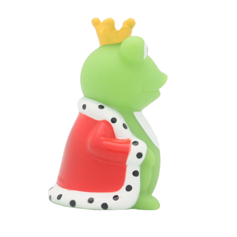 Lilalu-Bath Toy-Frog King with Cape - Green - www.toybox.ae